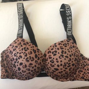 Very sexy bombshell Victoria secret bra rhinestone